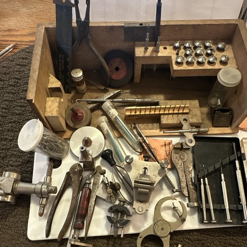 Vintage watchmaker tool lot - watchmaker,